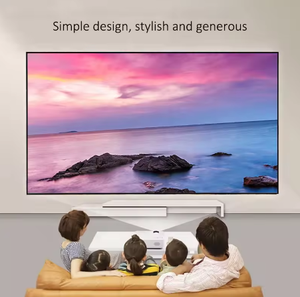 Pantalla de proyección DE PVC blanco de 84 pulgadas, marco fijo, pantalla de proyección 4K montada en la pared - Product Image 5