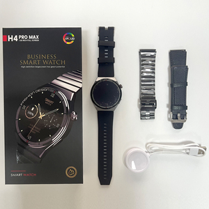 นาฬิกาอัจฉริยะ3 in 1สำหรับผู้ชาย Gaoke NFC ติดตามสุขภาพออกซิเจนในเลือด H4ตรวจสอบสุขภาพ