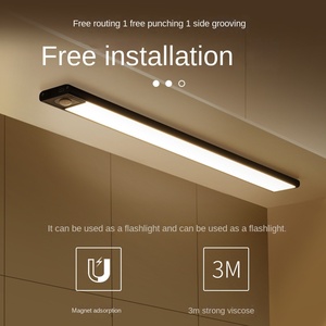 USB recargable 1W-4W luz LED magnético montado en la pared gabinete de aluminio Sensor de movimiento 3 CCT atenuación Control remoto uso en interiores - Product Image 2
