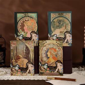 2024 2025 nuevo Popular papelería de oficina escolar hermoso diseño de libro diario B6 cuaderno de papel clásico de tapa dura para regalo - Product Image 6