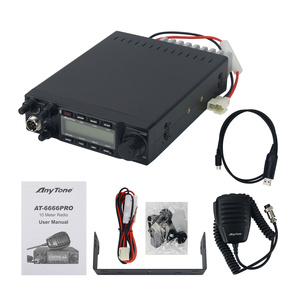 AnyTone AT-6666PRO 28-29,7 MHz 10-Meter-40-Kanal-Amateurradio AM/FM/USB/LSB/PA/CW-Modus Radio-Transceiver-Programmier kabel