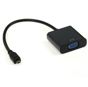Mini Micro <strong>HDMI</strong> <strong>to</strong> VGA Adapter Converter Mini <strong>HDMI</strong> Conversion Cable 1080P Micro <strong>HDMI</strong> Male <strong>to</strong> VGA Female for PC <strong>Computer</strong> Laptop