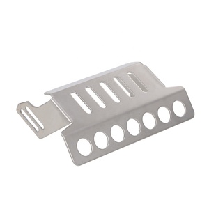 5 In 1 paslanmaz çelik şasi zırh koruma Anti-çarpışma plaka kiti TRX4 serisi RC araba için - Product Image 4