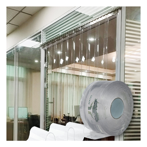 חם מכירה בעובי הניתנת להתאמה אישית עובי שקוף וילונות רצועת pvc עבור סדנאות במפעל - Product Image 1