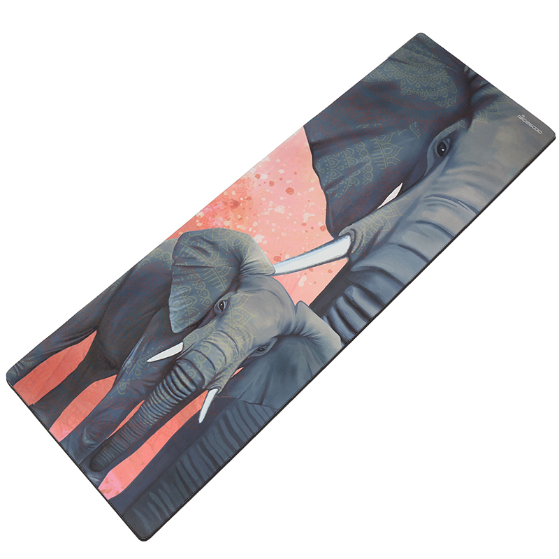 Tapis de yoga en daim-Éléphant