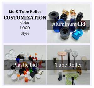Customised Empty 30ml 50ml 100ml Aluminium <strong>Tubes</strong> for Toothpaste Cosmetic Medicine Packaging Metal Cap - Product Image 3