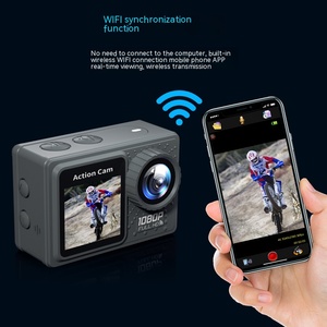גבוהה מצלמה ספורט מסך כפול מצלמה ספורט חדש wifi צלילה עמיד למים מקליט רכב הדמיה cmos