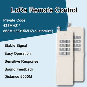 5กม. ระยะไกล433MHz RF รีโมทคอนโทรลสากล ABS เครื่องส่งสัญญาณควบคุมสัญญาณไร้สายระบบปั๊มน้ำ - Product Image 5