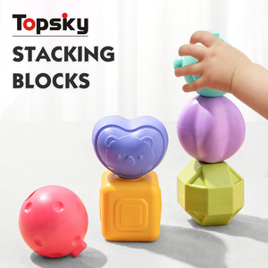 Colorful Plastic Stacking Pull <strong>String</strong> for <strong>Fidget</strong> Cube Educational Sensory Busy Toy for Children Travel Montessori Toy - Product Image 5