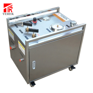 Unidad de bomba de prueba hidrostática impulsada por aire neumático TEREK para pruebas de tubería de manguera hidráulica modelo Max 100bar