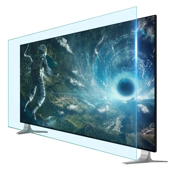 Protecteur d'écran TV anti-lumière bleue anti-UV breveté d'approvisionnement d'usine pour TV LED 17 "~ 100"