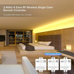 ESann 2.4GHz SPI PWM 4 Zone Thin Touch RF telecomando per SP63 * E Controller WS2812B FCOB DIM CCT RGBW rgbct - Product Image 6