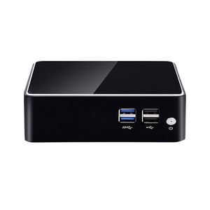 ボックスコンピュータJ4125クアッドコアWin10/11システム1000M LAN HD VGAディスプレイ12V X86ポータブルオフィスコンピュータ - Product Image 1