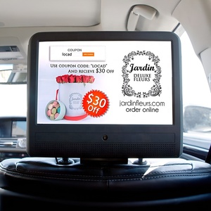 10.1&quot; Taxi Headrest Advertising Screen Android 11 Car Screen Passenger Advertisement Taxi <strong>LCD</strong> Rear Seat Advertising Screen - Product Image 3