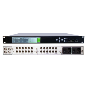 Decodificador de audio IPTV de 8 canales, decodificador IP a AES EBU analógico estéreo XLR con decodificación MPEG2 AC3 - Product Image 1