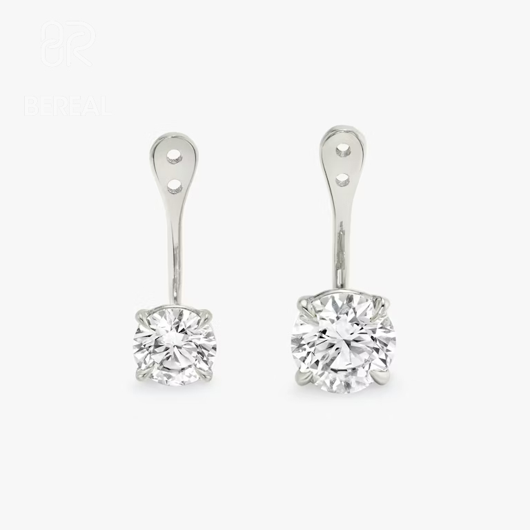 Solitaire Drop Ear Jacket