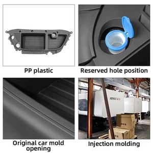 カーフロントトランク収納ボックスBYD ATTO 3 Yuan Plus Frunk Organizerヘッド収納ボックス多機能オーガナイザー - Product Image 4