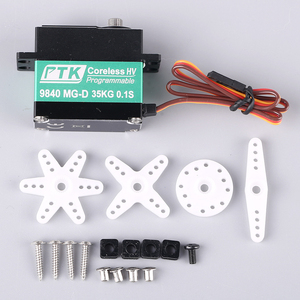 PTK 9840 TG-D 8.4V เซอร์โวโลหะไร้แปรงถ่านแรงสูง35กก. (รวมแขนเซอร์โว) เซอร์โวดิจิตอลโลหะเต็มรูปแบบ - Product Image 2