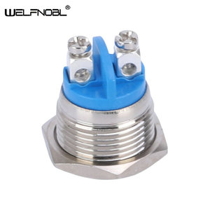 สวิตช์ปุ่มกด IP67 16มม. สวิตช์ปุ่มกดโลหะพร้อมหมุดเกลียว - Product Image 2