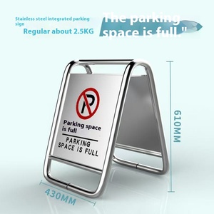 Ngoài trời thận trọng dấu hiệu bị cấm biển báo thép không gỉ bãi đậu xe dấu hiệu Hội Đồng Quản Trị - Product Image 6