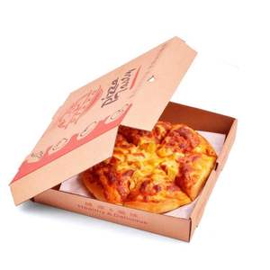 トップセラーの段ボールピザボックスは、さまざまなサイズのオイルペーパーが付いたフードボックスケーキボックスを取ります