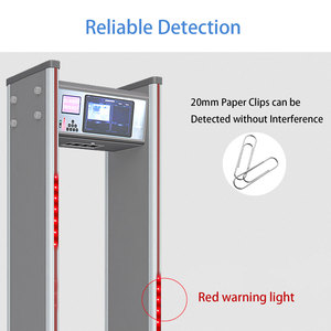 33 zone alta sensibilità camminare attraverso il Metal Detector cancello telaio della porta sicura per la sicurezza e la protezione - Product Image 4