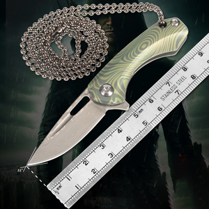 Damascus Steel Convenient and Sharp Small Fruit <strong>Cutter</strong> for Camping for DIY Grade Yangjiang Mini <strong>Key</strong> Knife - Product Image 6