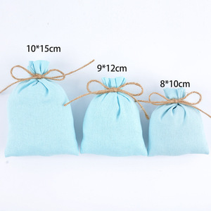 Eco Canvas Printed Cotton Linen Draw <strong>String</strong> Bags Packaging Custom Logo Drawstring Bag - Product Image 2
