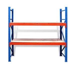 Estantería de metal de 5 capas con estantes de almacén de madera OEM/ODM Estante de palé Sistemas de apilamiento personalizables - Product Image 1