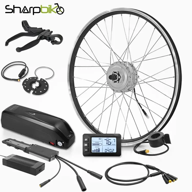 Sharpbike 36v 350w motore del mozzo bicicletta elettrica e bici kit