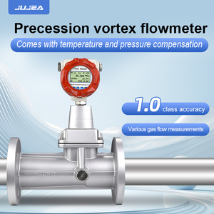 Medidor de flujo Vortex de precesión de aire comprimido, alarma de señal de salida de pulso, medidor de flujo de pantalla de conteo de alta calidad - Product Image 6