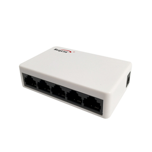 OEM ODM Mini conmutador de red 10/100Mbps 5 RJ45 Puerto Ethernet Switch de escritorio