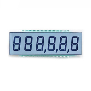 Benutzer definiertes 6-stelliges 7-Segment-TN-LCD-Anzeigemodul 70-polig für Kraftstoffsp ender - Product Image 1