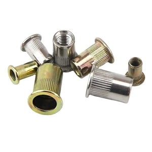 Riveli fındık GB paslanmaz çelik karbon çelik M6 galvanizli dişli ekle oluklu somun perçin metrik 4.8/ 6.8/ 8.8/ 10.9/ 12.9 - Product Image 3