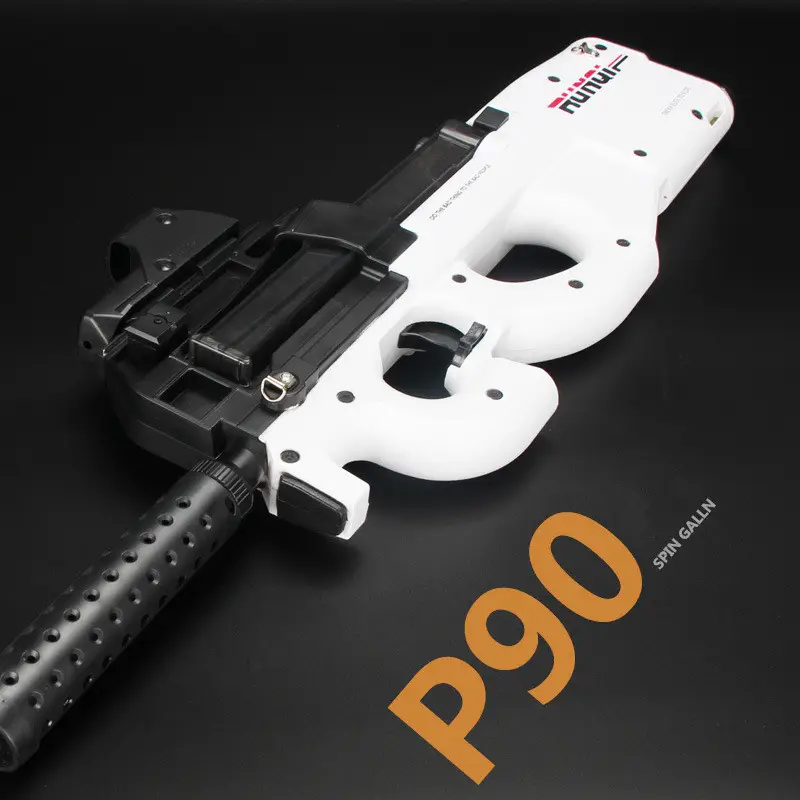 Orby P90 Blast Gun Outdoor CS Pistole Kristall Kinderspiel zeug Pistole weiße Version