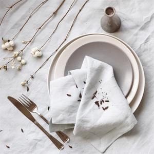 Ánh sáng màu hồng pastel Linen bảng Khăn ăn không tốn kém hiện đại vải khăn ăn - Product Image 2