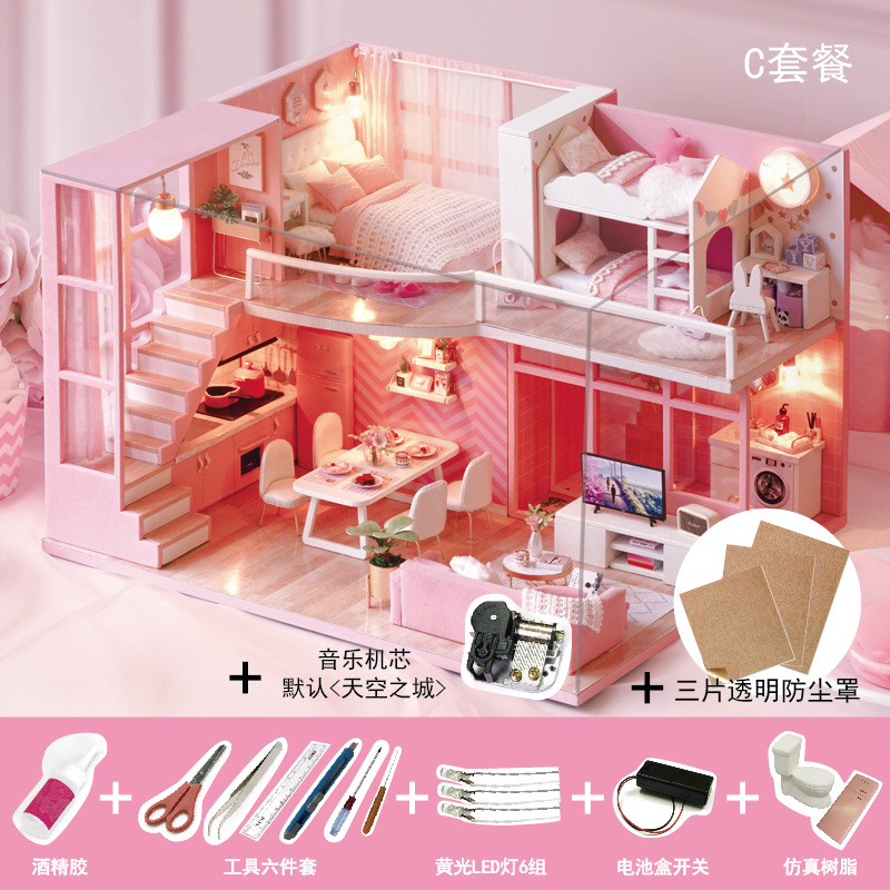 Dream angel c-version chinoise-6 outils-colle-couvercle anti-poussière-mouvement