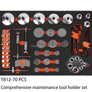 Professioneller Mechaniker-Werkzeugwagen mit Schubladen Stahl-Steckschlüsselsatz Pulverbeschichtet für Autoreparatur und Wartung - Product Image 3