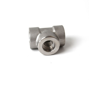 Rèn phụ kiện 3000lbs SW TEE ASME b16.11 thép không gỉ áp lực cao chủ đề bằng nhau giảm Tee - Product Image 2