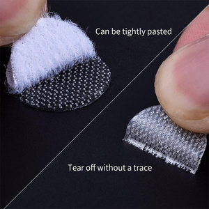 Puntos autoadhesivos de 10 15mm de diámetro, puntos redondos de nailon adhesivos fuertes, puntos de gancho y bucle con adhesivo para el aula, la Oficina y el hogar - Product Image 2