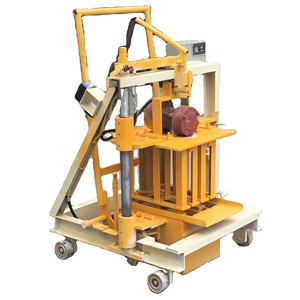 Di động bê tông xi măng gạch đặt máy di chuyển rắn rỗng khối khuôn máy - Product Image 1