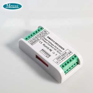 Маленький размер DMX512 4CH светодиодный контроллер освещения RGBW DMX512 декодер - Product Image 2