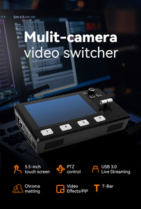 Anywii BS1 multi cámara 4k entrada video switcher transmisión en vivo joystick control estudio mezclador video cámara switcher - Product Image 5