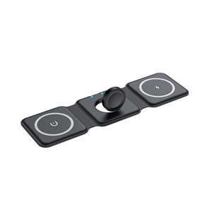 2022 yeni katlanabilir 3 in 1 manyetik kablosuz şarj izle telefonu hızlı 15w taşınabilir apple samsung kablosuz şarj - Product Image 3