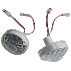 Kermis Verlichting IP66 impermeabile automatico RGB 60MM AC24V Pre-programmato parco divertimenti Led Rgb Cabochon luce - Product Image 5