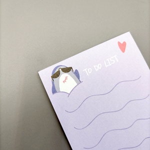Bloc de notas personalizado de alta calidad, bonito diseño de línea Horizontal, blocs de notas extraíbles de papel compensado grueso para uso en la Oficina y la escuela - Product Image 2