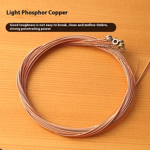 Factory Direct Folk Acoustic Guitar <strong>Strings</strong> Copper <strong>Strings</strong> 6 Heels Independent Packaging Guitar Accessories Set <strong>Including</strong> Hooks - Product Image 3