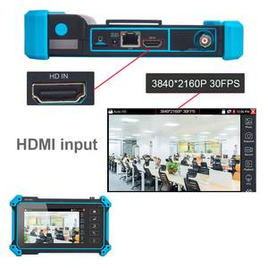 Probador IPC5200C IPC 8MP/AHD/CVI/TV/SDI CCTV Tester con entrada HDMI VGA 5.4in CCTV Monitor para probador de cámara IP