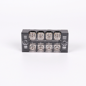 TB-2504 25A 4 pinli Terminal bloğu vidası bakır elektrik teli Terminal bloğu pirinç bara klemens - Product Image 4