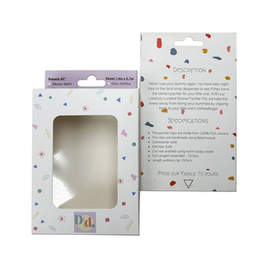 Geri dönüşümlü temizle PET PVC pencere özel Logo baskı paketleme karton kutu diş kaşıyıcı oyuncaklar ve bebek ürünleri ambalaj için - Product Image 5
